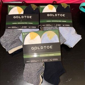 3 Packs - 18 Pair - NEW Men’s Gold Toe Casual Socks